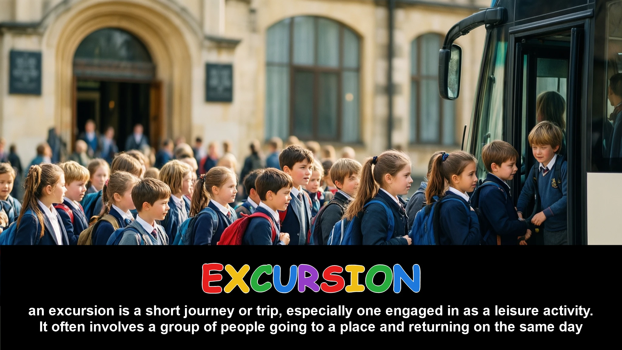 English Illustration for excursion